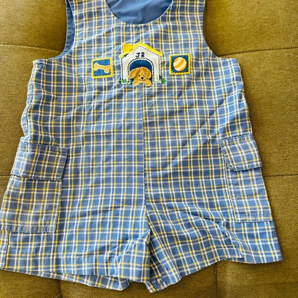 Boys 12-18 month Puppy Dog Romper - Picture 1 of 2